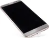 A close-up, angled view of a smartphone with a black screen and silver/gray casing, set against a white background. Náhľad obrázku produktu