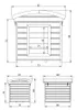 Hundehütte Outdoor kleine Hunde – Hundehaus Holz für Produktbild-Vorschau 10
