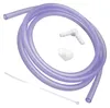 A coiled purple tube with white connectors and a zip tie on a white background. Náhľad obrázku produktu
