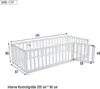 Merax Kinderbett 90x200cm Babybett mit Rausfallschutz und Produktbild-Vorschau 7