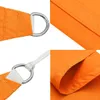 vidaXL Tenda da sole arancione 2x2x2 m 100% poliestere Anteprima dell’immagine prodotto 6