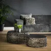 Hoyz - Couchtisch Maze - Schwarz/Graues Metall - 2er-Set - Produktbild-Vorschau 1