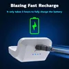 A white charging dock with a cable plugged in, with a battery icon and text indicating fast charging. Náhľad obrázku produktu