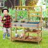 DREAMADE Outdoor-Matschküche, Spielküche aus Fichtenholz Produktbild-Vorschau 5