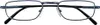 Klassische Halbbrille Docker Blau (+ 1,0 dpt) Produktbild-Vorschau 1