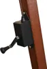 vidaXL Ampelschirm 300x300 cm Holzmast Weiß Produktbild-Vorschau 4