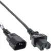 InLine® 16811 Netzkabelverlängerung, Warmgerätestecker Anteprima dell’immagine prodotto 1