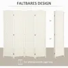 HOMCOM Paravento a 4 ante 180 x 180 cm Divisorio pieghevole Anteprima dell’immagine prodotto 4