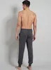 GÖTZBURG Herren Lange-Hose, Baumwolle, Single Jersey, grau, Produktbild-Vorschau 3