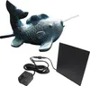 Fisch Karpfen Wasserspeier solarbetrieben – Teichfigur mit Produktbild-Vorschau 2