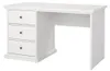 CALICOSY - Bureau 3 tiroirs blanc L130 cm - SOFIA Voir les images du produit 5