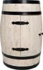 Holzbar Fass 80x55 cm – Massiver Holz Barschrank für Produktbild-Vorschau 8