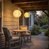 2er Set LED Solar Außen-Hängeleuchte, Lampion sandfarben, H Produktbild-Vorschau 4