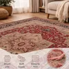 Vintage Boho moderner Wohnzimmerteppich Kurzflor waschbar Produktbild-Vorschau 5