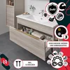 KOTARBAU® 4er Set Möbelgriff Schrankgriffe 800 mm Gold Matt Produktbild-Vorschau 8