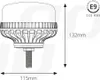 Lampada Di Segnalazione A Led Gallo A Vite Strobo 12V 36 Anteprima dell’immagine prodotto 7