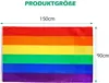 LGBTQ Flagge, Pride Flag, 150 * 90cm, Regenbogen Flagge, Produktbild-Vorschau 2