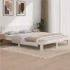 vidaXL Posteľ z masívu biela borovica 160x200 cm Náhľad obrázku produktu 2