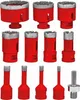 12tlg Diamant Fliesenbohrer Set 6 - 68 mm Diamantbohrkrone Produktbild-Vorschau 2
