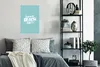 MuchoWow® Poster Sommer - Blau - Weiß 40x60 cm - Plakate Produktbild-Vorschau 4