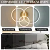 ZMH Lampada da soffitto a LED 74W, dimmerabile, 82 cm, Anteprima dell’immagine prodotto 5