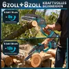 Akku-Kettensäge 6+8 Zoll Bürstenloser Mini Kettensäge mit Produktbild-Vorschau 2