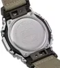 Close-up view of the back of a Casio G-Shock watch, showing the case back with branding and model information. Voir les images du produit