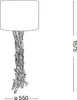 DRIFTWOOD Lampadaire en bois 1 ampoule Voir les images du produit 5