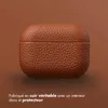 Accezz Custodia in vera pelle AirPods Pro 3 - Cognac Anteprima dell’immagine prodotto 9
