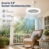 30W Deckenventilator mit Beleuchtung und Fernbedienung, Produktbild-Vorschau 4