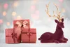 Rentier Velours Dekorative Figur Für Weihnachten Produktbild-Vorschau 9
