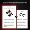 HAMMER Liegestützgriffe NorsK, 2er Set, Push Up Bars Produktbild-Vorschau 8