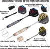 Turnart Profi Steel Darts Set 12 Stück 24g - Metallspitze, Produktbild-Vorschau 2