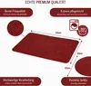 6er Set Platzmatte Filz 44 x 30 cm Bordeaux  Tischsets Produktbild-Vorschau 3