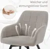 WOLTU Esszimmerstuhl, gepolstert, ergonomisch, drehbar, mit Produktbild-Vorschau 8