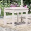 vidaXL Zahradní lavice bílá 50x44x45 cm z masivního Náhled obrázku produktu 3