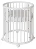 Wachsendes Kinderbett 3in1 oval + Matratze New Baby weiß Produktbild-Vorschau 4