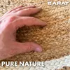 Tappeto in iuta Mumbai Round Tessuto a mano in fibre Anteprima dell’immagine prodotto 4