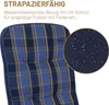 Herlag Hochlehnerauflage Tilly 123x50x9cm Blau-Kariert Produktbild-Vorschau 4