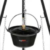 Grill wiszący na trzech nogach i wiszący kocioł 49 cm Podgląd zdjęcia produktu 3