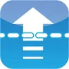 An abstract graphic with an upward-pointing arrow and horizontal lines. Produktbild-Vorschau