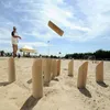 JOIEYOU Kubb game Viking game Dřevěná házecí sada s Náhled obrázku produktu 3