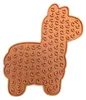 Beeztees Leckmatte Puppy Lama terrakotta Produktbild-Vorschau 2