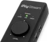 Close-up of the top surface of a black iRig Stream audio interface. Produktbild-Vorschau