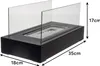 Bioethanol Standkamin 35×18×17 cm Stahl pulverbeschichtet, Produktbild-Vorschau 2