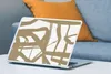 MuchoWow® Laptop Aufkleber Sticker Cover Abstrakt - Braun - Produktbild-Vorschau 4