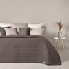 Luxus Tagesdecke Living Trend 240x260 Schokobraun Produktbild-Vorschau 3