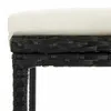 5-tlg. Gartenbar-Set Schwarz Massivholz Akazie und Poly Produktbild-Vorschau 9