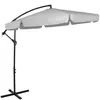 A light gray cantilever umbrella with a black pole and base, shown against a white background. Náhľad obrázku produktu