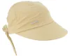 Seeberger Schildkappe aus 100% Baumwolle mit Schleife hinten in beige